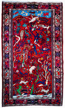 1950 BIDJAR RUG 4’ 6” x 7’ 6” (MED.FEA.422)