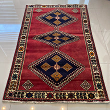 1970 SHIRAZ RUG 3’ 9” x 5’ 10” (MED#179)