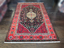 1950 BIDJAR RUG 4’ 5” x 6’ 8” (FEA.MED#1288)